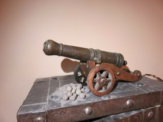 Vintage 17th Century Bronze Cannon