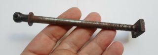 Antique French Bed Bolt Screw 5 1/2  