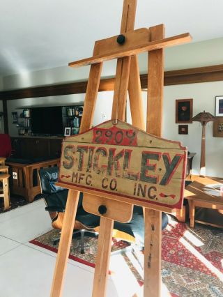 Stickley Shop ' s Building Sign: Gustav Stickley ' s and L & JG Stickley ' s 3