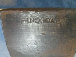 Vintage HINS DALE AXE HATCHET HEAD - Made in USA 2