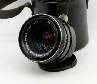 Vintage Carl Zeiss Mc Pancolar 50mm F/1.  8 M42 Mount Lens Slr Dslr Retro Zs08