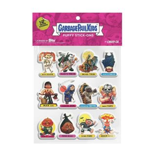2017 Topps Creepy Co.  Garbage Pail Kids Gpk Puffy Stick - Ons Stickers