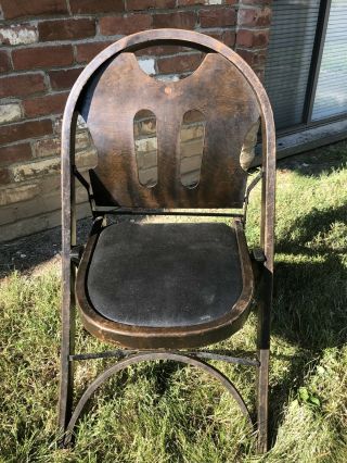 Vintage/ Antique.  1920s Louis Rastetter & Sons Wood Solid Kumfort Folding Chair