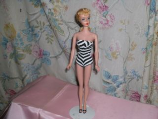 1960s Barbie Blonde Ponytail In Braid
