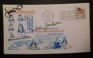 Fdc,  Nasa,  Astronauts In T - 38 Formations,  Signed By The Crew,  Jul/24/1980