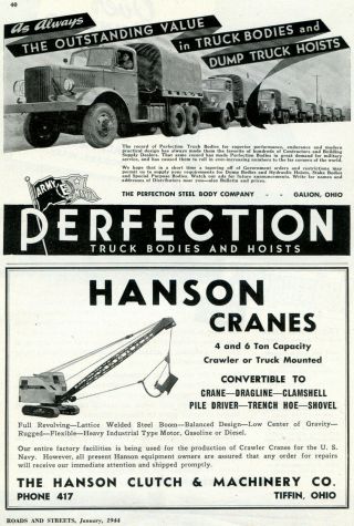 1944 Hanson Crane Ad