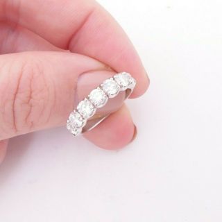 18ct Gold 1.  3/4ct Diamond Ring,  7 Stone Half Eternity