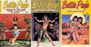 Bettie Page Queen Of The Nile Set Dave Stevens Jim Silke Spicy Pin - Up 1 2 3 Nm