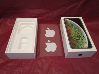 Apple Iphone Xs Max Space Gray 256gb 2018 Empty White Gift Box 7 " X 4 " X 2 "