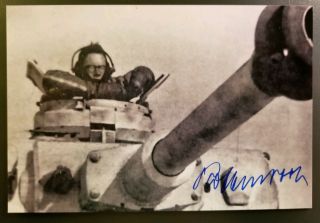 Rudolf Von Ribbentrop Knights Cross Signed Photo 1st & 12th Ss Panzer Division