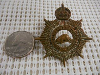 Vintage Wwi Canadian Army Service Corps Cap Badge Canada