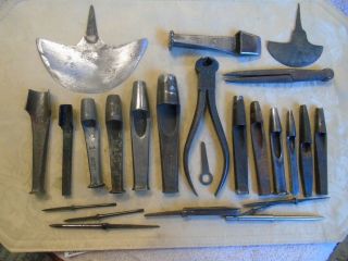 Vintage Leather Tools,  Hf Osborne,  C S Osborne Punches And Others