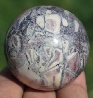 40mm Natural Porcelanite Jasper Crystal Sphere Ball Gift