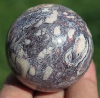 40mm Natural Porcelanite Jasper Crystal Sphere Ball Gift 2