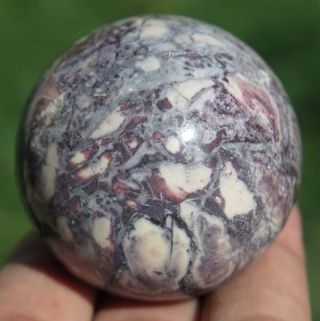 40mm Natural Porcelanite Jasper Crystal Sphere Ball Gift 3