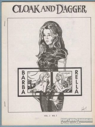 Cloak And Dagger Vol.  2,  2 Comic Fanzine Paul Legrazie Fratz Hanley Gelb 1969