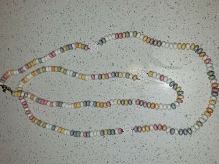 Rare Chanel Supermarket Candy Necklace 63 " Long Authentic