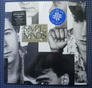Rare Simple Minds Once Upon A Time 1985 12 " Vinyl Record Lp Hype Sticker