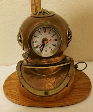 Quartz Navy Divers Helmet Mark V Brass - Copper Antique Diving Helmet Ship 