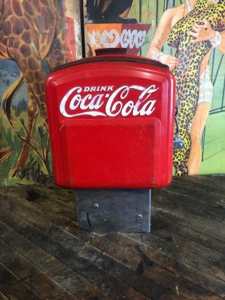 Vintage Coca Cola Dole Tombstone Soda Dispenser 7up Pepsi Dp Orange Crush Sign