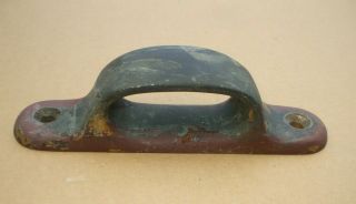 Vintage Brass/bronze Boat Cleat Tie Down - Old Patina