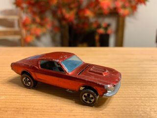 Hot Wheels Redlines Custom Mustang In Orange