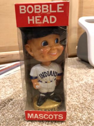 1974 Cleveland Indians Nodder Bobblehead Vintage Baseball Goodman Bobble
