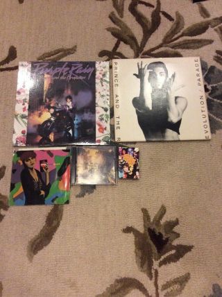 Prince & Revolution 1984 Purple Rain Vinyl Evolution Parade More