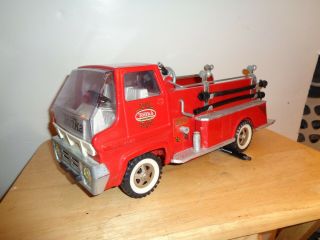 1966 Tonka Suburban Fire Engine Pumper Truck Ex,