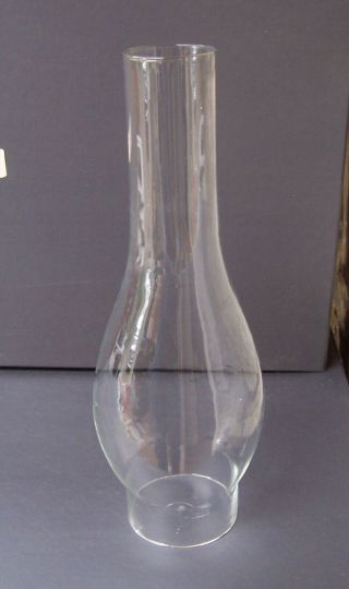 Vintage Duplex Oval Glass Oil Lamp Chimney 65mm 2 1/2 " Anchor Brand Bottom