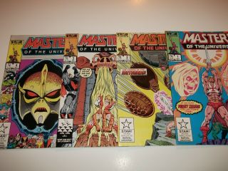 He Man Masters Of The Universe 1 - 4 (1986) Marvel/star Comics Nm