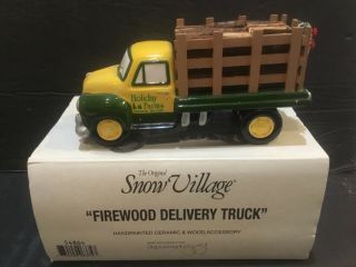 Dept 56 Snow Village Firewood Delivery Truck 54864 (box)