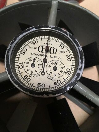 Antique wind meter by Cenco Made in Chicago,  USA 2