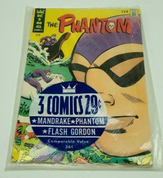 King Comics The Phantom Mandrake Flash Gordon 3 Pack