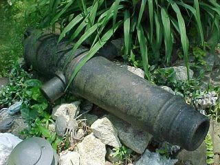 Antique War Of 1812 Era Iron Cannon
