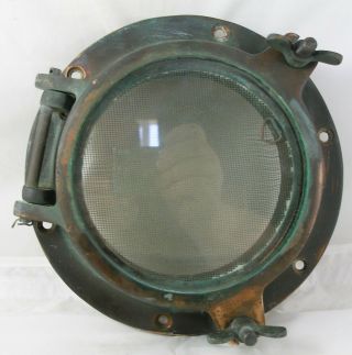 Antique Bronze Porthole 1930 