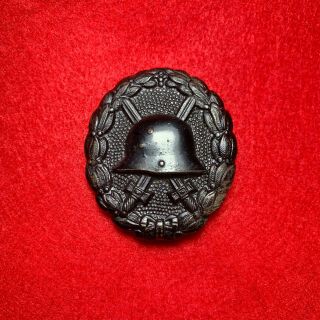 Ww1 Imperial Germany Medal Black Wound Badge 1914 - 18