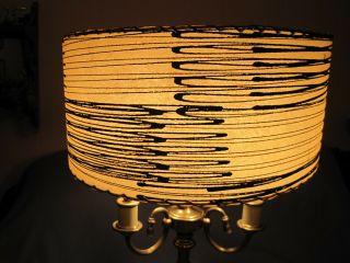 Vintage Awesome Fiberglass Lamp Shade 1950 