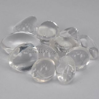 Natural Polished Gemstone Tumbled Clear Quartz Stone Wicca Reiki Crystal Healing