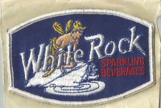 White Rock Sparkling Beverages Uniform Patch 4 " X 2 1/2 "