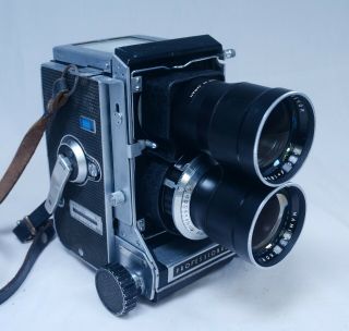 C33 Vintage Tlr Film Camera Mamiya Sekor 180mm F/4.  5 Lens Japan