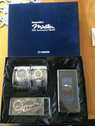 Mazda Miata Mx 5 10th Anniversary Watch Set