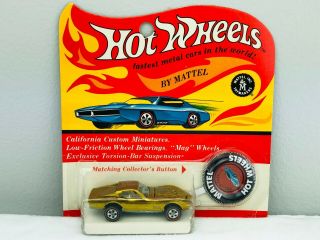 Hot Wheels Redline Custom Corvette Honey Gold Us Bp Blisterpack Sweet Wow