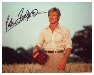 Robert Redford As The Natural Autographed 8 X 10 Photo Reprint