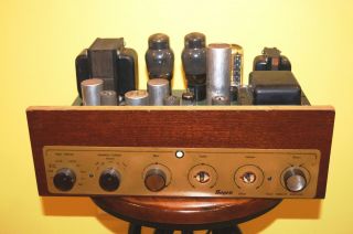 Vintage David Bogen Db20 High Fidelity Tube Amplifier Mono Hammertone Green Amp