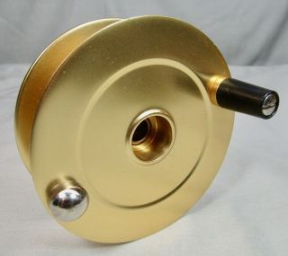 Fin Nor No.  3 Direct Drive Fly Reel Spool Gold Anodized Old Stock