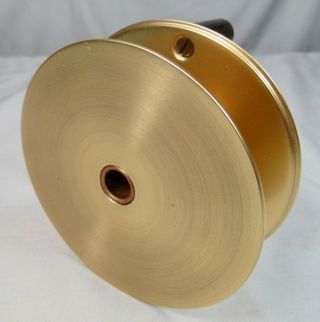 Fin Nor No.  3 Direct Drive Fly Reel Spool Gold Anodized Old Stock 3