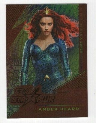 Cryptozoic Czx Dc Heroes & Villains Str Pwr Red S12 Amber Heard Mera