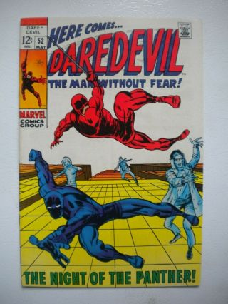 Daredevil 52 Vf,  Black Panther Barry Windsor - Smith Art Beauty