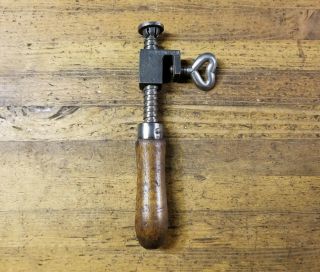 Antique Hand Held Vise • Vintage Clamping Jewelers Woodworkig Clamp Tools ☆usa